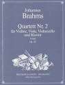 Quartett A-Dur Nr.2 op.26 fr Klavier und Streichtrio Stimmen