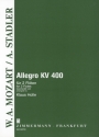 Allegro KV400 fr 2 Flten 2 Spielpartituren