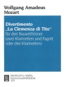 Divertimento La Clemenza di Tito fr 3 Bassetthrner (2 Klarinetten und Fagott)