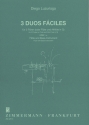 3 Duos faciles fr 2 Flten (Flte und Altflte in G oder Flte und Ba) 3 Spielpartituren
