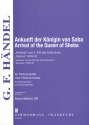 Ankunft der Knigin von Saba fr Fltenquartett (-orchester) Partitur und 7 Stimmen