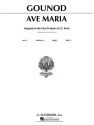 Ave Maria f major (Bach/Gounod) for high voice and piano (la/en)