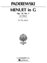Menuett G-Dur op.14,1 fr Klavier