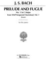 Prludium und Fuge Nr.1 C-Dur aus dem WK 1. Teil fr Klavier