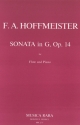 Sonate G-Dur op.14 fr Flte und Klavier