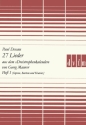 27 Lieder aus dem Dreistrophenkalender Band 1 (Nr.1-9) fr Sopran, Bariton und Klavier