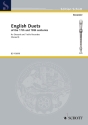 English duets of the 17th and 18th centuries for descant and treble recorders score