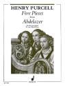 5 Pieces from Abdelazar for 4 recorders (SATB) score