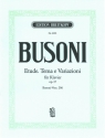 Etude op.17 Busoni-Verzeichnis 206 Tema e variazioni fr Klavier