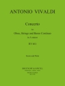 Konzert a-Moll RV461 fr Oboe, Streicher und Bc Partitur und Stimmen