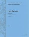 Romanzen F-Dur op.40 und G-Dur op.50 fr Violine und Orchester Partitur