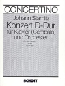 Konzert D-Dur op. 10/1 fr Klavier (Cembalo) und Orchester Partitur