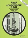 Solos for the alto saxophone player fr Altsaxophon und Klavier