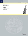 Elegy for solo viola and small orchestra arranged for viola and piano (Stimmen)