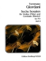 6 Sonaten op.4a Band 2 fr Violine (Flte) und Klavier