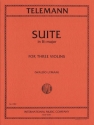 Suite Bb major for 3 violins 3 parts