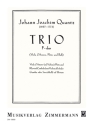 Trio F-Dur fr Viola d'amore (Violine), Flte und Cembalo (Klavier) (Bc ad lib) Stimmen,  Reprint