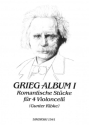 Grieg-Album Band 1 romantische Stcke fr 4 Violoncelli,  Stimmen
