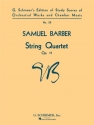 String Quartet op.11 study score