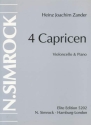 4 Capricen fr Violoncello und Klavier