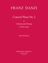 Concert Piece no.2 in g Minor for clarinet and String Quartet for clarinet and piano