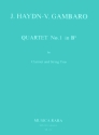Quartett B-Dur Nr.1 fr Klarinette und Streichtrio Stimmen