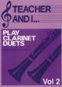 Teacher and I play Clarinet Duets vol.2 for 2 clarinets