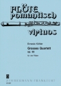 Groes Quartett op.92 fr 4 Flten Partitur und Stimmen
