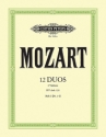 12 Duos KV Anh.152 Band 1 (Nr.1-4) fr 2 Violinen Stimmen