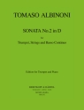 Sonata D major no.2 for trumpet and orchestra for trumpet and piano