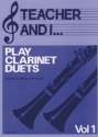 Teacher and I play Clarinet Duets vol.1 for 2 clarinets