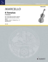 6 Sonaten op.2 Band 2 (Nr.4-6) fr 2 Violoncelli und Bc