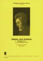 Allegro und Andante Fantasie KV608 fr zwei Flten und Klavier fr eine Orgelwalze