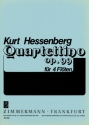 Quartettino op.99 fr 4 Flten Partitur und Stimmen