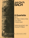 6 Quartette Band 5 (Nr.5) fr Flte, Violine, Viola und Bc Stimmen
