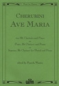 Ave Maria for 2 clarinets (flute and clarinet) and  piano
