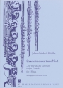 Quartetto concertante Nr.1 fr 4 Flten Partitur und Stimmen