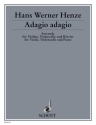 Adagio adagio fr Klaviertrio Partitur und Stimmen