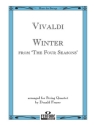 Winter from The Four Seasons for string quartet score and parts