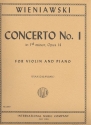 Concerto f minor op.14 no.1 for violin and piano