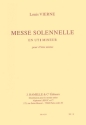 Messe solennelle op.16 pour choeur mixte Voix en partition