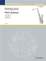 Petit Quatuor fr 4 Saxophone (SATBar) Partitur