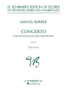 Concerto op.22 for cello and orchestra   score