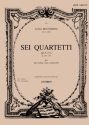 6 quartetti op.8 (G.165-170) per 2 violini, viola e violoncello, parti separate (1769)