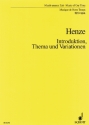 Introduktion, Thema und Variationen fr Violoncello, Harfe und Streichorchester Partitur