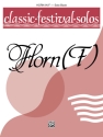 Classic Festival Solos for horn in F solo book