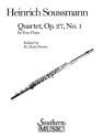 Quartet op. 27,1 for 4 flutes