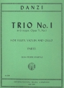 Trio G major op.71,1 for flute, violin and cello parts
