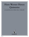 Quintetto fr Klavier und Streichquartett Partitur und Stimmen
