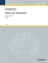 Tema con variazioni fr Harfe oder Klavier